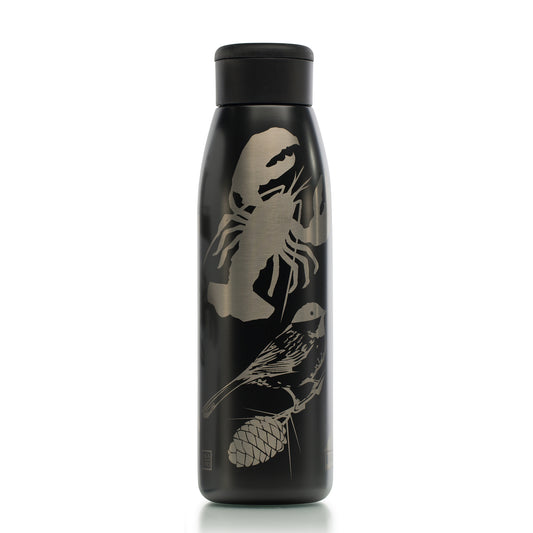 18 oz. Take Maine Home Copper-Lined Bottle, Flat Black